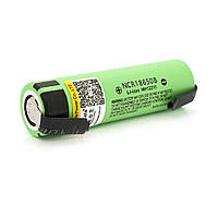 Аккумулятор 18650 Li-Ion LiitoKala Lii-34B-N, 3400mah (3200-3400mah), 3.7V (2.75-4.2V), Green, PVC BOX c