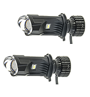 Лампа - лінза DECKER LED GL-01 PRO 6K H4 H/L 12-24V /2шт/