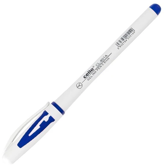 Гелева ручка (0.5мм, синя) Cello CL-801A