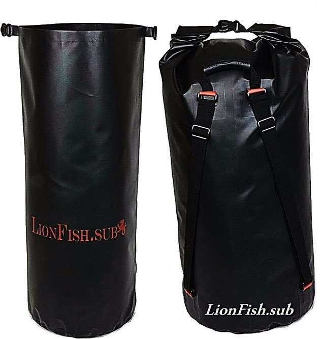 Гермомешок Сумка - Баул от производителя LionFish.sub для Вещей, Снаряжения, Рыбы. ПВХ