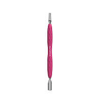 PQ-10/5 Сталекс маникюрная лопатка с силиконовой ручкой UNIQ (округленный пушер узкий+лопатка прямая)