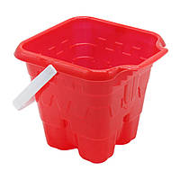 Ведро Башня Toys Plast Красный (ИП.20.004) GG, код: 1834230