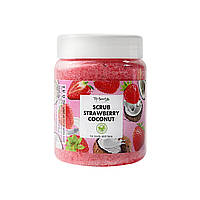 Скраб для тела Top Beauty банка 250 мл Strawberry-Coconut GG, код: 7680524