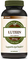 Лютеин, Lutein, GNC, 20 мг, 60 капсул