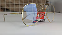 УЦЕНКА Ray Ban 3025 Aviator Очки с прозрачными линзами в золотой классической оправе Авиатор от UV излучения