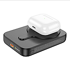 Зовнішній акумулятор Power Bank Hoco  J117A Esteem Wireless PD20W+QC3.0 - 10000mAh Чорний, фото 5