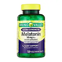 Мелатонин Spring Valley Extra Strength Melatonin 10 mg 120 таблеток для сна, здоровый сон