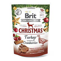 Рождественские лакомства для собак Brit Care Dog Functional Snack 150 г (индейка и клюква) m
