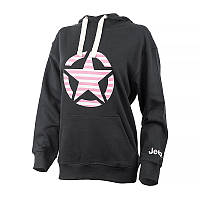 Толстовка JEEP HOODED OVERSIZE SWEATSHIRT STAR Striped Print O102608-B000 Размер EU: S