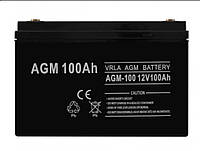 Акумулятор батарея АGM 100мh 12 v VOLT Польща джерело живлення