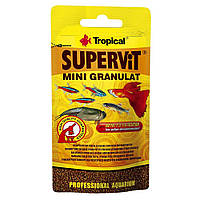 Сухой корм для аквариумных рыб Tropical в гранулах Supervit Mini Granulat 10 г (для всех аквариумных рыб) p