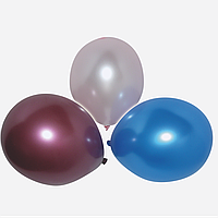 Повітряні кулі асорті металік 23 см 10шт/уп