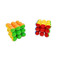Іграшка Кубік Рубіка 3х3, 6,5*6,5см сферичні грані №30421/616