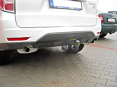 Фаркоп Subaru Forester SH 2008-2012 (Субару Форестер) польський, гак на болтах