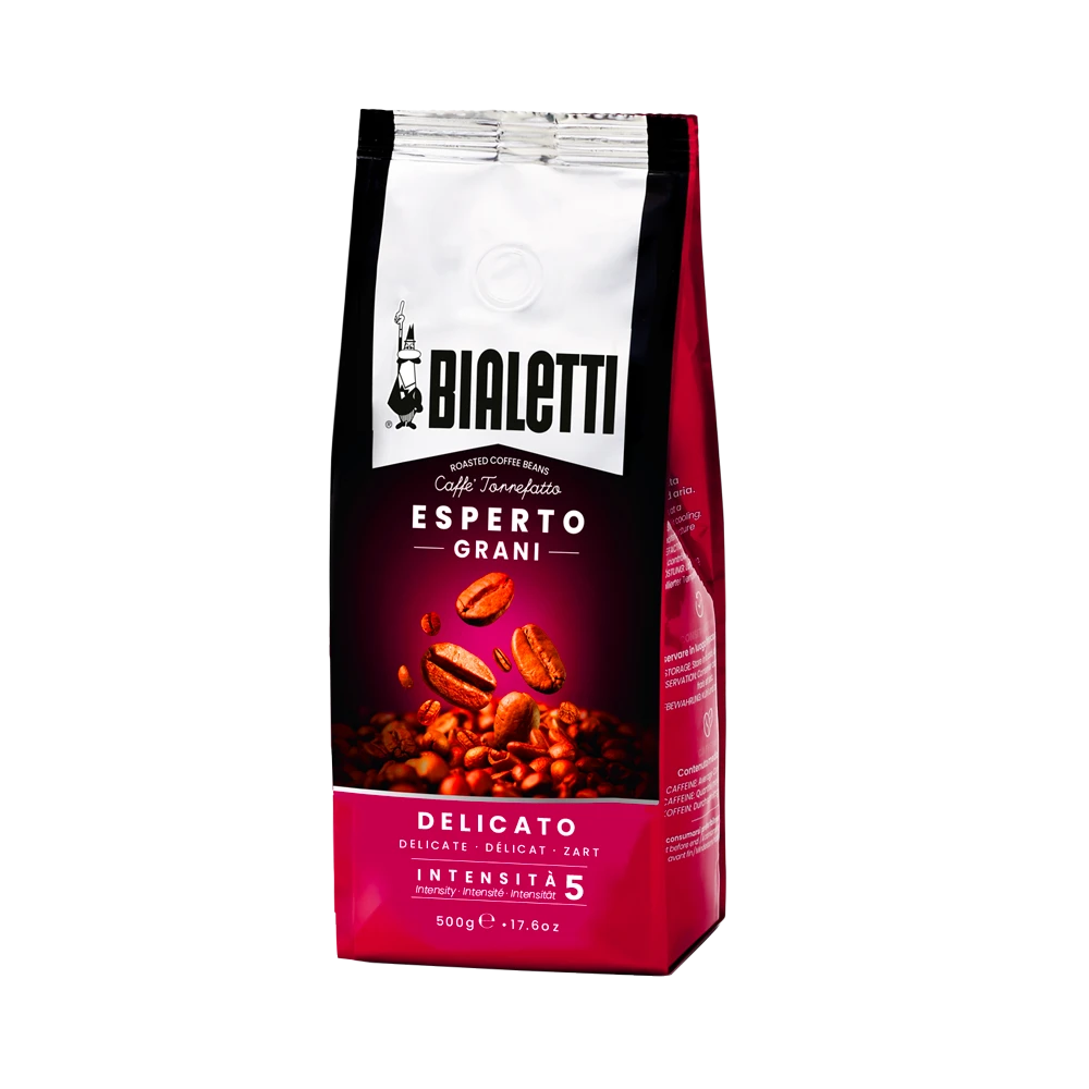 Кофе в зернах Bialetti Esperto Grani Delicato, 500 г.