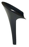 Каблук женский пластиковый 1080 р.1-3 Высота без набойки 9,5-10,1-10,6 см Черный