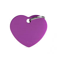 Сердце большое, фиолетовое BASIC ALUMINUM h