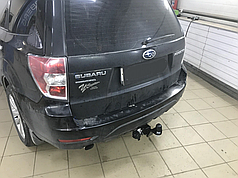 Фаркоп Subaru Forester SH 2008-2012 (Субару Форестер) Американська вставка під квадрат