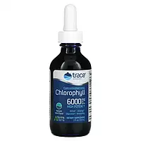 Ионный хлорофилл, Concentrated Ionic Chlorophyll, Trace Minerals, концентрированный, 6000 мг, 59 мл