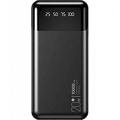 Зовнішній акумулятор Power Bank XO PR192 PD20W+QC3.0 - 20000mAh чорний