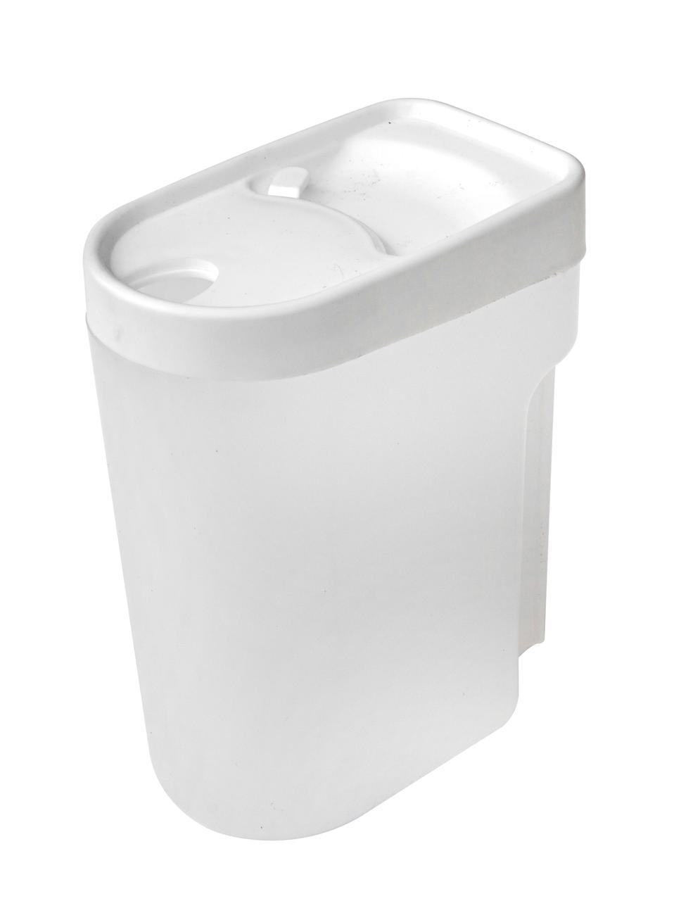 Банку для сипучих продуктів 1 літр (Юнипласт) 16.5x13x7.5 см, фото 1