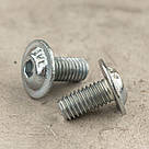Гвинт М5х10 10,9 ISO 7380-2 з напівкруглою головкою з буртиком під шестигранник, фото 3