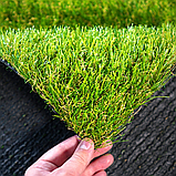 Штучна трава зелена килимове покриття 100*100 см, фото 4