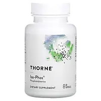 Вітаміни Thorne Iso-Phos Phosphatidylserine 60 капсул Фосфатидилсерин для профілактики роботи головного мозку