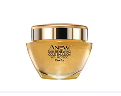 AVON ANEW SKIN RENEWING GOLD EMULSION Омолоджувальна нічна емульсія для обличчя 50 мл