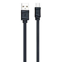 Кабель Hoco X5 USB - micro USB 1 метр 2.4A Black (18235) (F-S)