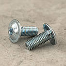 Гвинт М5х12 10,9 ISO 7380-2 з напівкруглою головкою з буртиком під шестигранник, фото 4