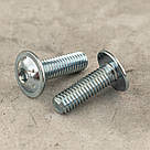 Гвинт М5х16 10,9 ISO 7380-2 з напівкруглою головкою з буртиком під шестигранник, фото 5