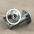 Гвинт М5х16 10,9 ISO 7380-2 з напівкруглою головкою з буртиком під шестигранник, фото 3