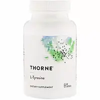 Тирозин, L-Tyrosine, Thorne Research, 90 капсул