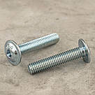 Гвинт М5х25 10,9 ISO 7380-2 з напівкруглою головкою з буртиком під шестигранник, фото 2