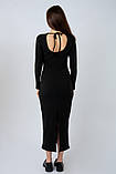 Жіноча сукня міді з розрізом, фото 5