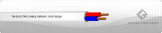 Кабель ПВГ 3x1,5 ЗЗЦМ гнучкий сполучний, 70°C, білий, не горить