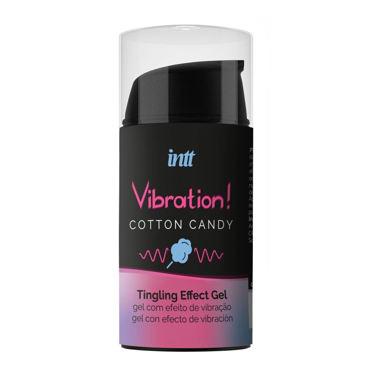 Intt Vibration Cotton Candy гель-вібратор для посилення оргазму 15 мл, фото 1