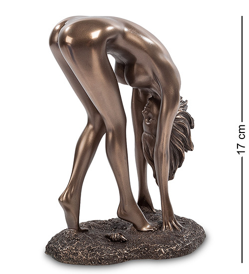 Статуетка Veronese Силует Дівчини 17х12х8 см 1902237 бронзове покриття полістоуна