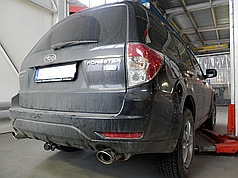 Фаркоп Subaru Forester SH 2008-2012 (Субару Форестер) оцинкований Швидкознімний автомат на ручці