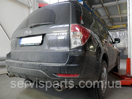 Фаркоп Subaru Forester SH 2008-2012 (Субару Форестер) оцинкований Швидкознімний автомат на ручці, фото 2