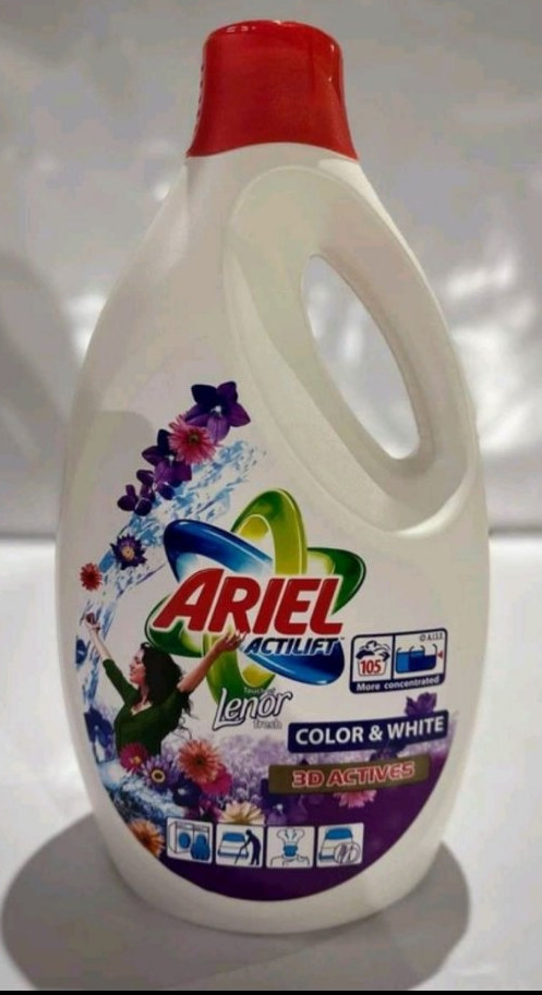 Гель концентрат для прання Ariel Color + White 3D Active of Lenor Fresh ...