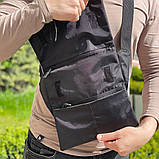 Чоловіча сумка через плече шкіра, Сумка кобура наплічна, Сумка для прихованого носіння пістолета, фото 4