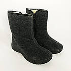 Чоботи чоловічі утеплені 41р 27,5см з хутряною підкладкою, чоловічі черевики робочі