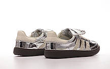 Жіночі Кросівки Adidas Samba x Wales Bonner Silver / Адідас Самба Уельс Боннер Сріблясті, фото 6