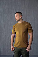 Тактическая футболка для зсу лучшее качество койот стрейч футболки мужские хлопок армейские ARMY 50