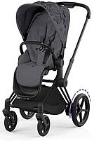 Прогулочная коляска Cybex e-Priam 4.0 Fashion Edition, Simply Flowers Grey (под заказ 5-10 дней)