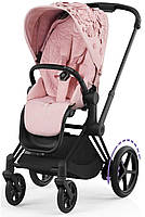 Прогулочная коляска Cybex e-Priam 4.0 Fashion Edition, Simply Flowers Pink (под заказ 5-10 дней)