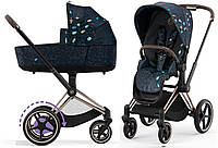 Универсальная коляска 2 в 1 Cybex e-Priam 4.0 Fashion Edition, Jewels of Nature (под заказ 5-10 дней)