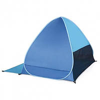 Пляжная палатка автоматическая самораскладная двухместная в чехле с ручкой Sandy Camp 110х165x150см Синяя Mix